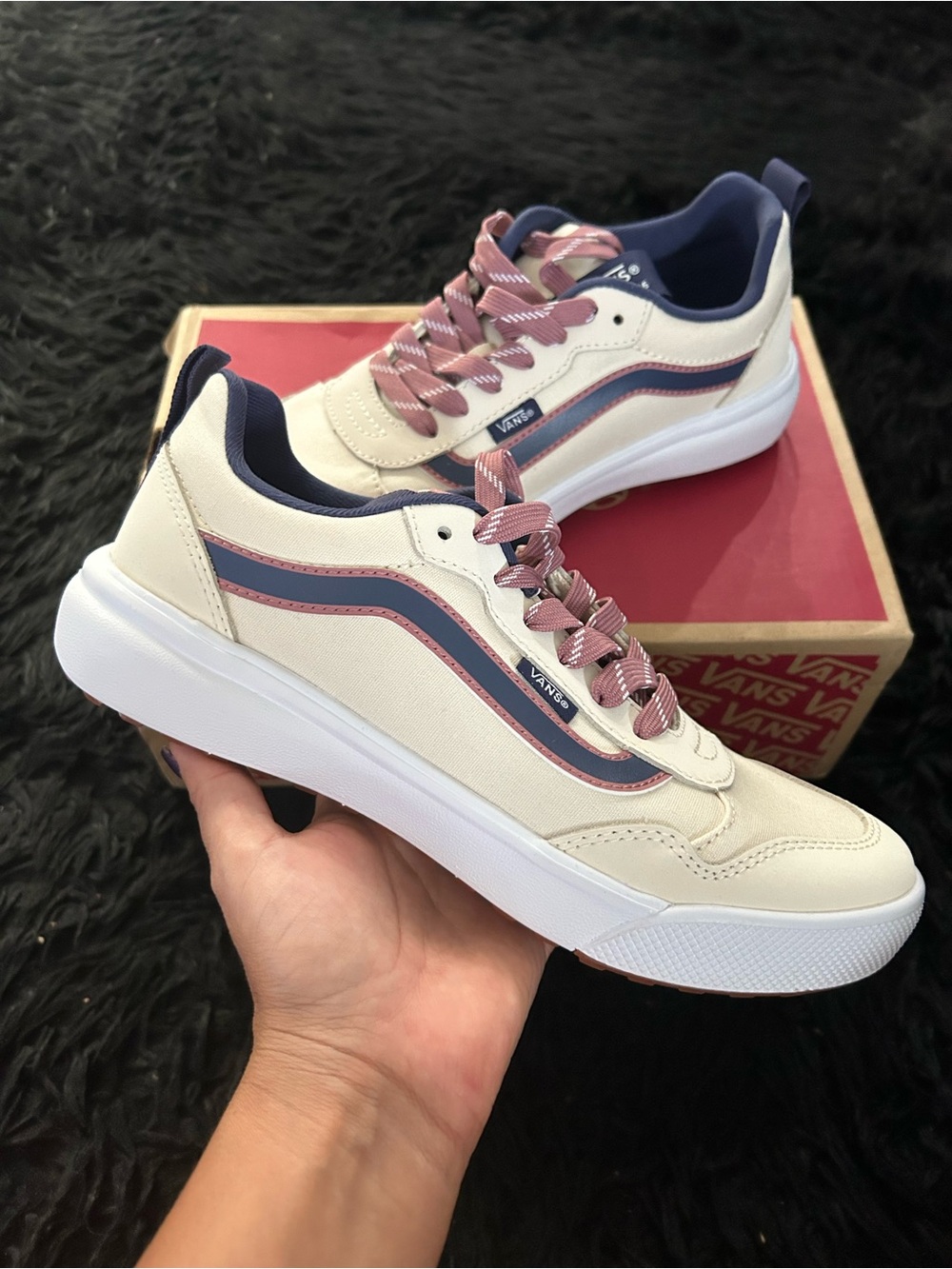 VANS off the wall Range EXP lace up shoes sneakers women’s 8 new
